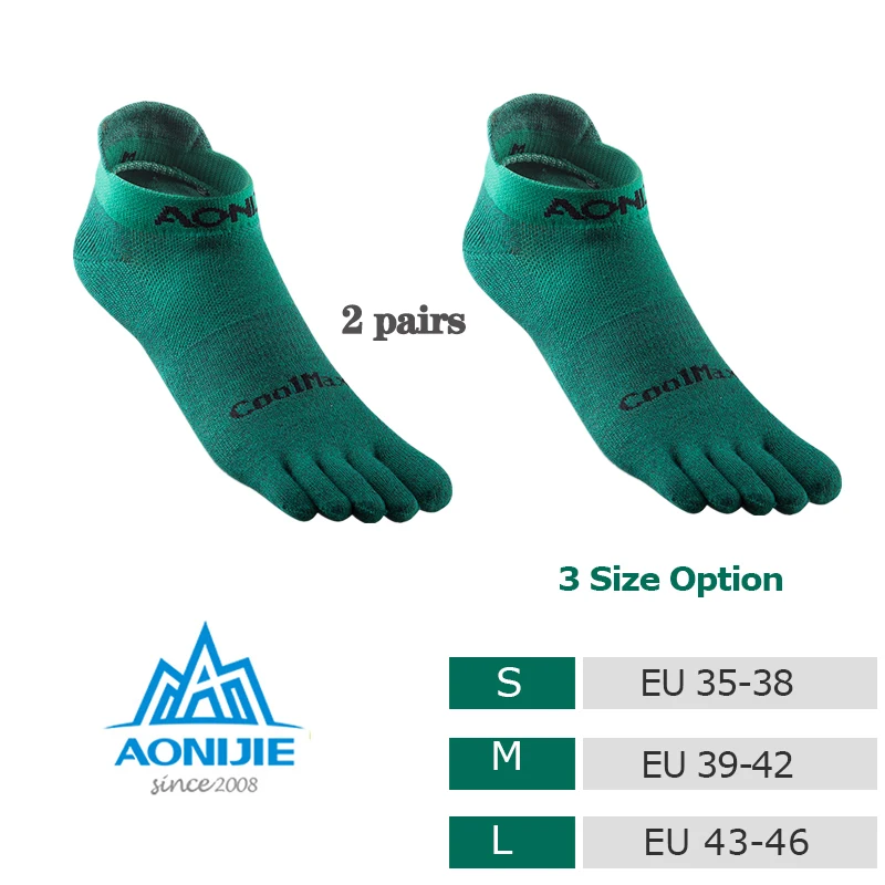 Toe Socks 2020 New CoolSpec Run Lightweight No-show Blister prevention Five Fingers Running Basketball Pilates Yoga Socks Men