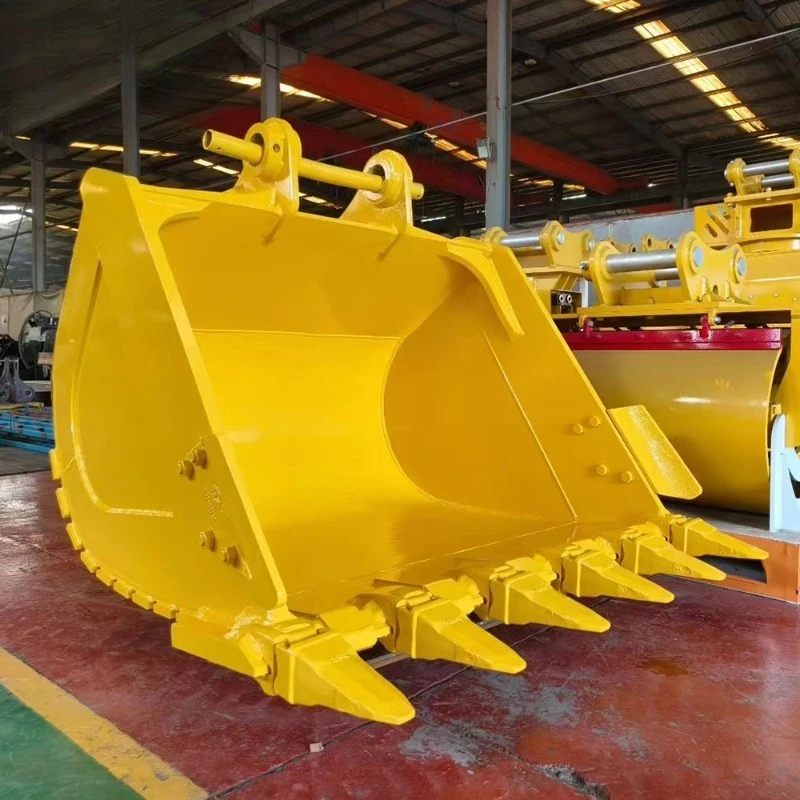 Construction Tools Excavator Attachment High Strength Excavator Rock Bucket for Mining Quarrying Works