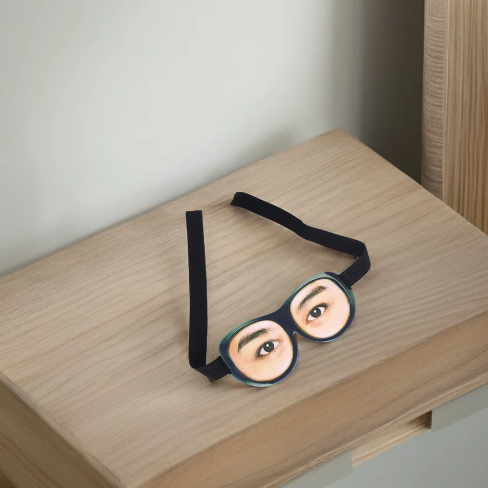 

2Pcs 3D Eye Mask Soft Funny Sleep Blindfold Adjustable Strap Light Blocking for Travel Rest Meditation Sleeping Masks Adjustable