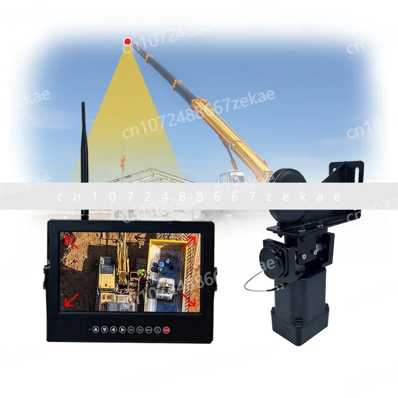 

2025 Inch Screen Waterproof 30 X Optical Zoom Wireless Construction Tower Crane Camera Monitor System with Magnetic Battery Pack