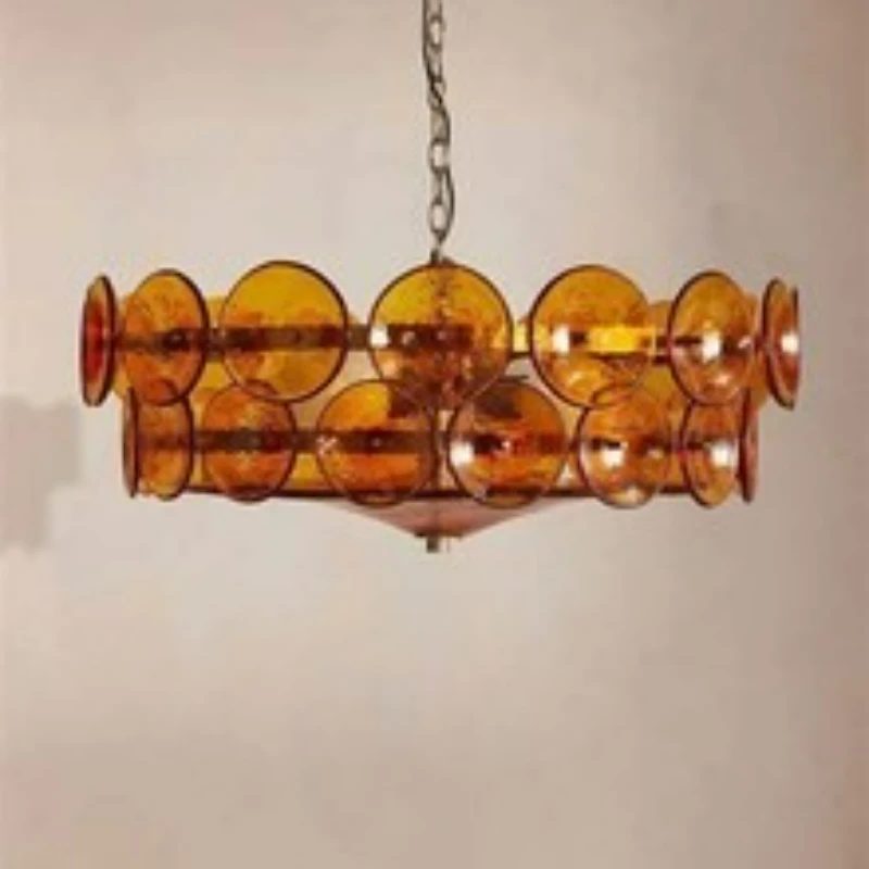 

Nordic Glass Sheet LED Pendant Light for Dining Room Food Tables Kitchen Bedroom Designer Chandelier Home Decor Light Fixture