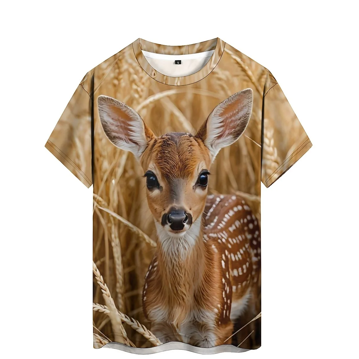 Men's Horror Element 3D Printed Short-Sleeve T-Shirt - Winter Loungewear, 3D Tee, Party Wear