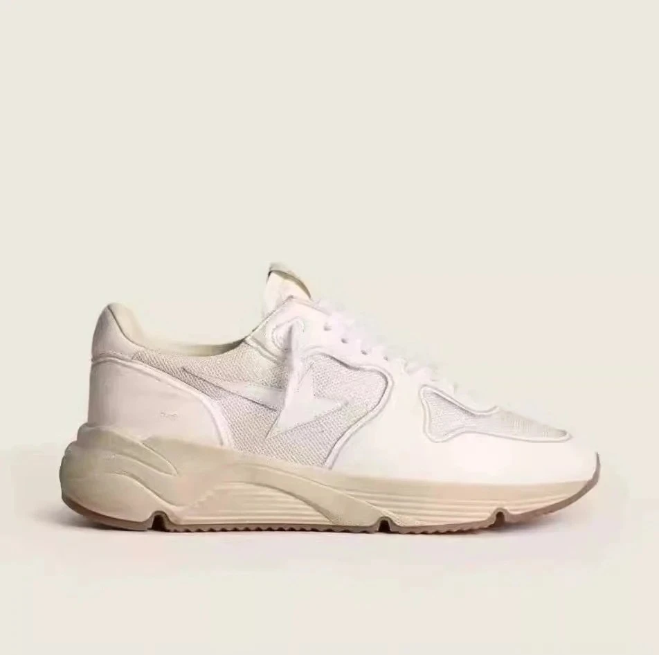 

2025 New Thick Sole Star Distressed Retro Dirty Shoes Women Dad Sneakers Unisex Trendy Small Dirty Shoes