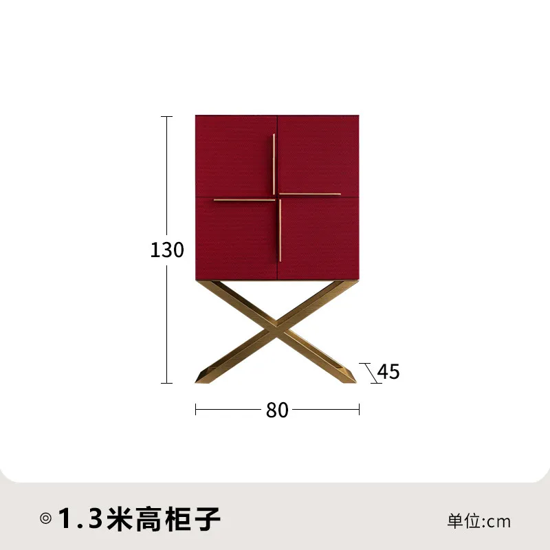 LLMM dining side cabinet Italian mansion bedroom living room entrance decorative cabinet