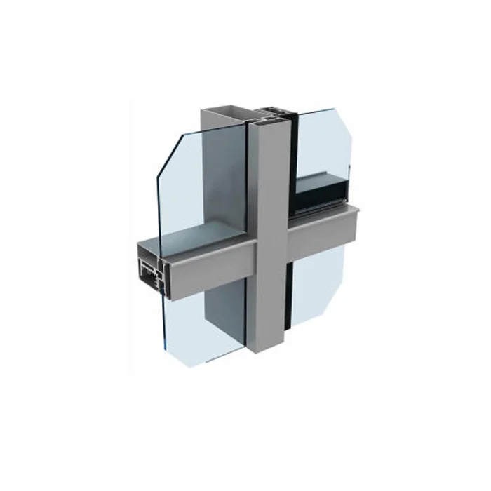 التخصيص أسعار الجملة لوحة الحائط الستار الألومنيوم والزجاج بدون إطار لبناء ملفات الحائط الستار #3