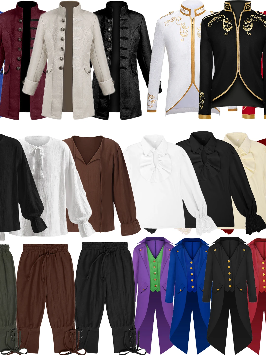 

Retro Court White Prince Performance Costume Stage St Punk loween Performance Six One Children's Day Parody