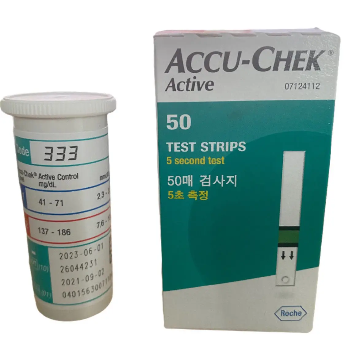 Diabetes Glicose Test Kit com ACCU Chek Active Blood Glicose Strips e Lancets Set, monitoramento confiável para diabéticos