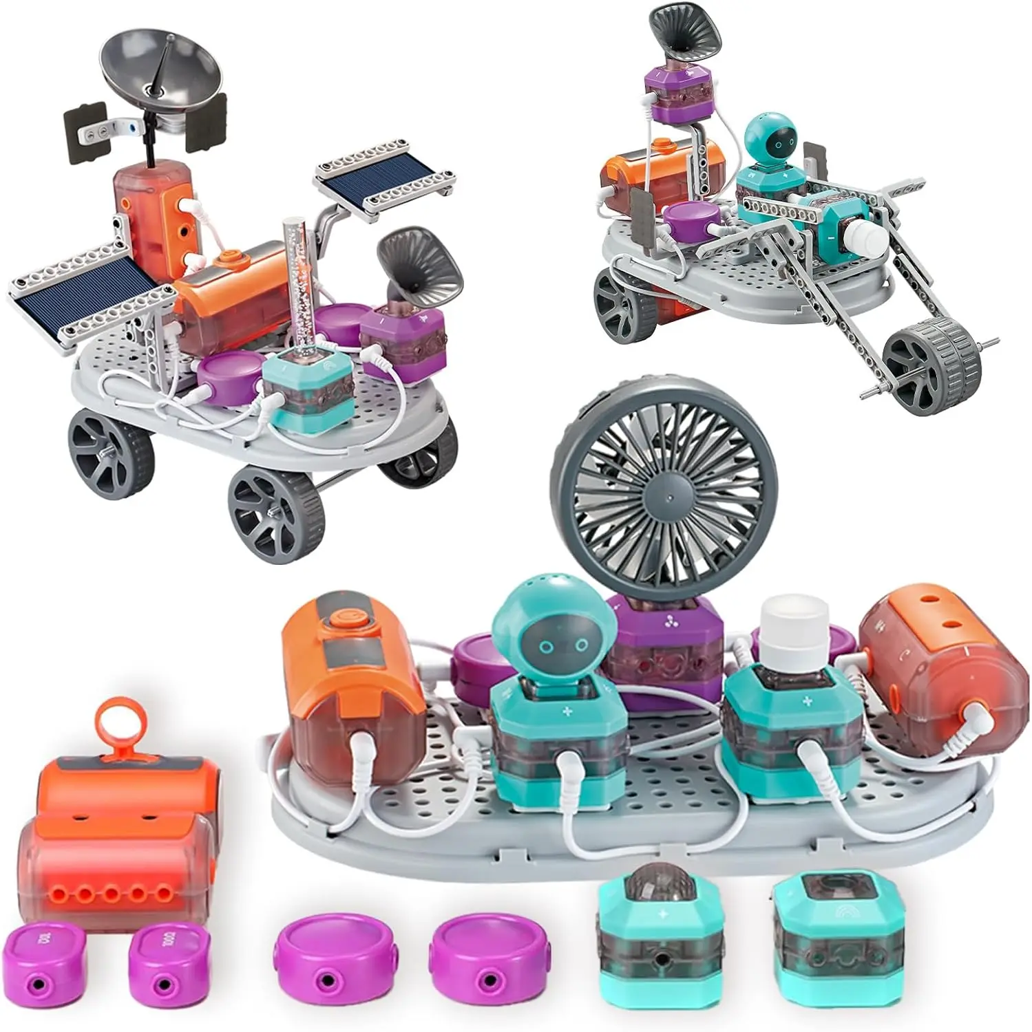 

Smart STEM Kit - Circuit DIY Electronic Building Blocks Set, Great Gift for Kids