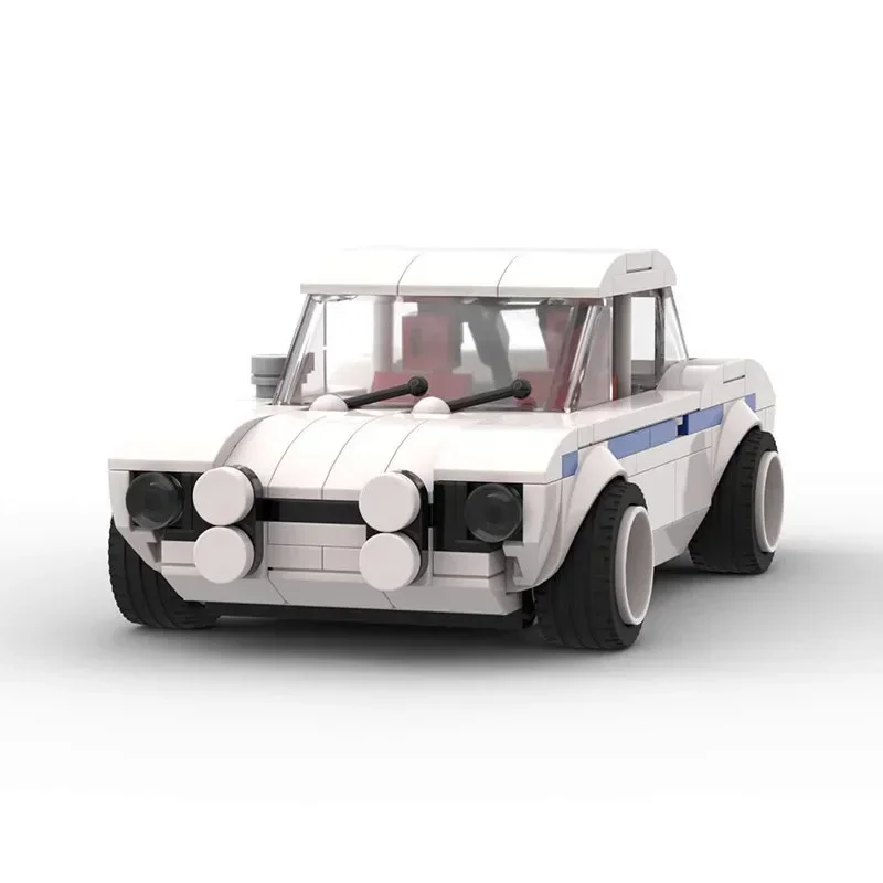 Moc Mk1 Escort Bouwstenen Snelheid Kampioenen Super Sportwagen Auto 'S Bakstenen Set Diy Model Assemblage Speelgoed Voor Kinderen Jongen Cadeau