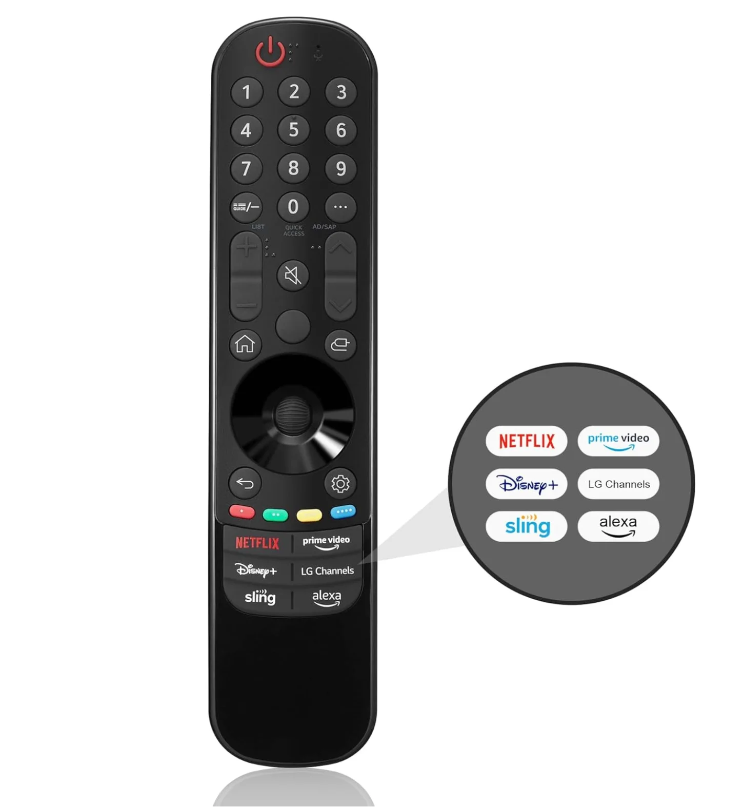 

New Magic Remote MR23GA Replaced for LG Magic Remote 2023 Universal Remote Control for LG Smart TV Remote（With Voice Function)