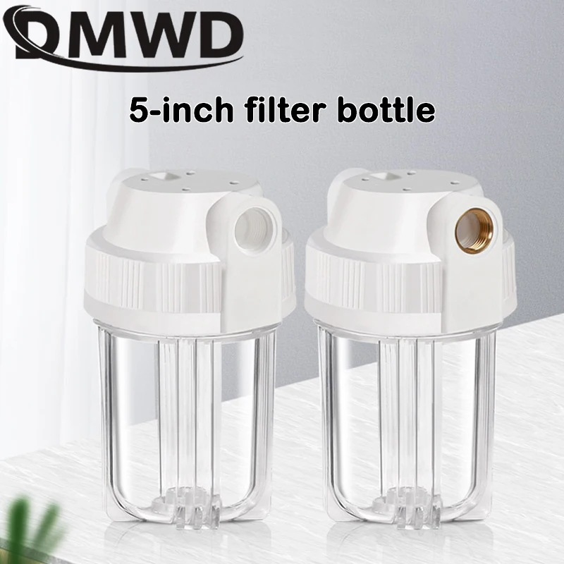 2/4/6 Port Pre-filter 5 Inches Explosion Proof Housing Cartridge Filter Bottle Water Purifier Reverse Osmosis Purifier Bottle