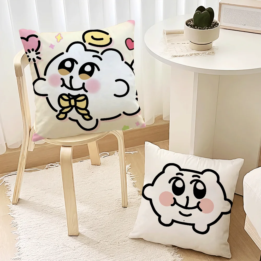 Cute Chimitan Cartoon Japan Funny cushion cover For Bedroom Car Coffee Shop Room and Living Room Sofa Decorative PillowCover