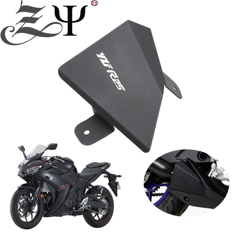 Motorcycle accessories exhaust middle section protective cover For YAMAHA YZFR25 YZFR3 YZF R3 R25 2016-2022