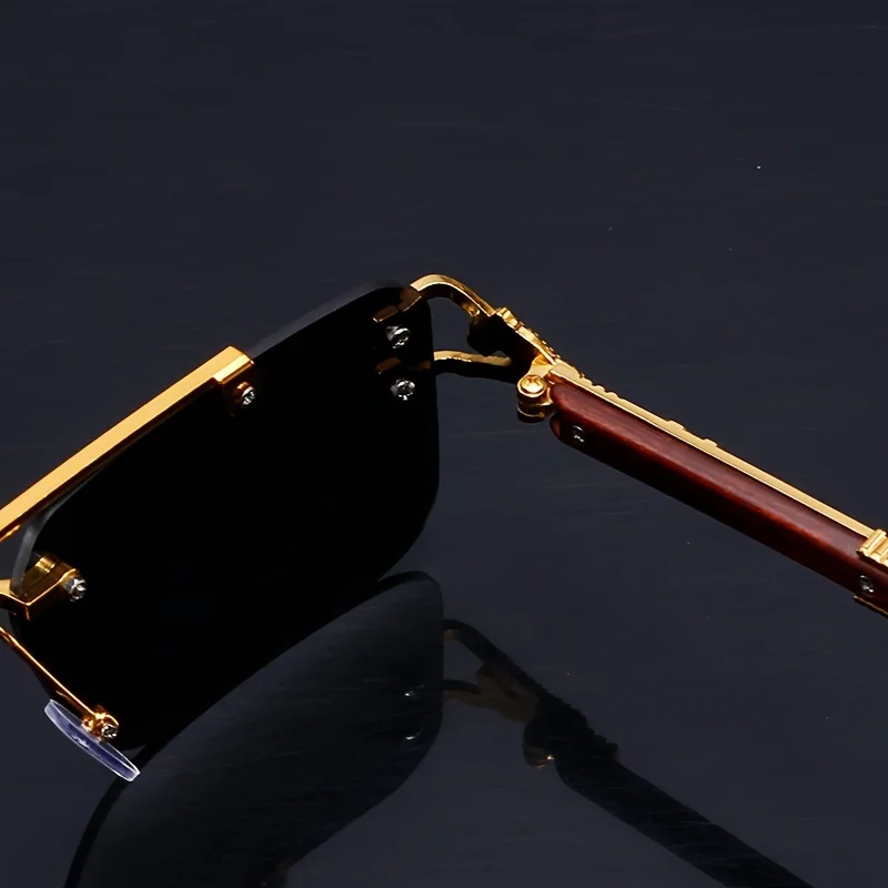 Ins 2024 Luxury Designer UV400 Sunglasses Women Girls New Trendy Rimless Sun Glasses Ladies Vintage Small Round Gafas De Sol