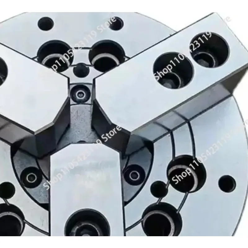 Standard 6-inch hollow medium solid 46 machine 160 6-inch hydraulic chuck pressure power chuck three claws full set