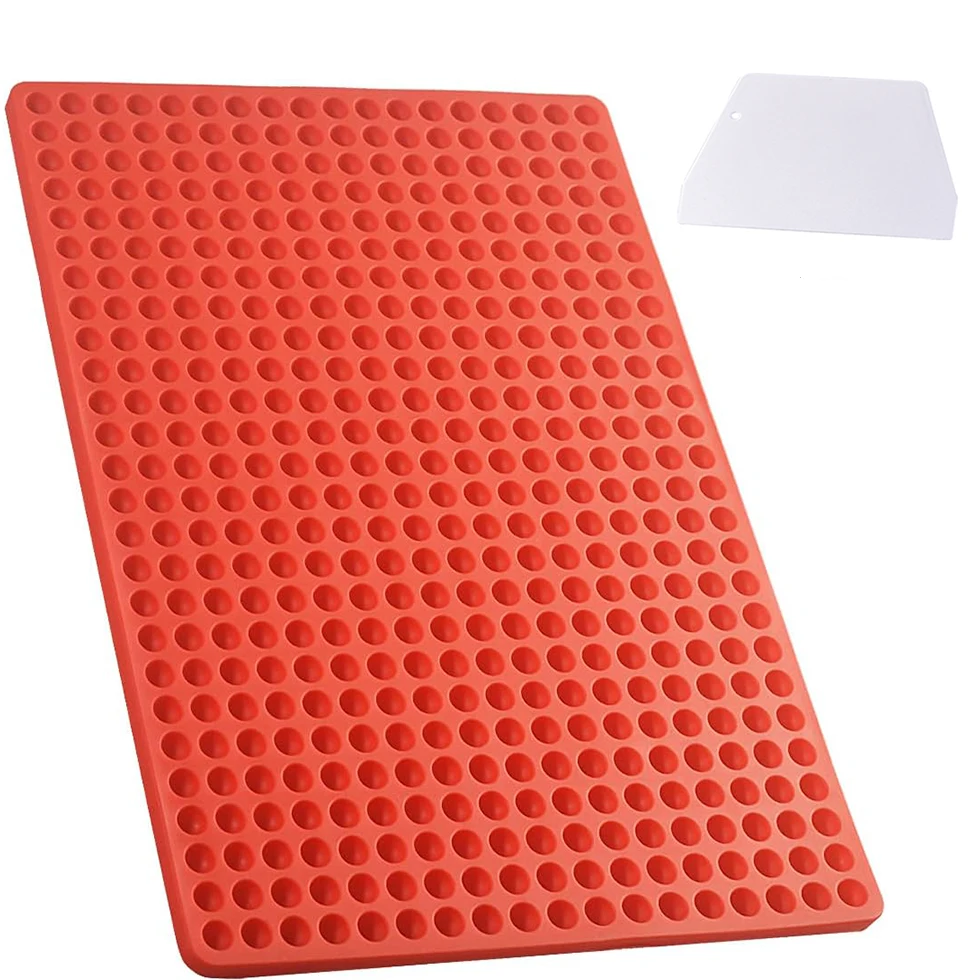 

Mini Round Silicone Mold, 468 Cavity Hemisphere Mold, Suitable for Homemade Chocolate Chips, Candies, Baking, Wax Melting Beads, Ice Hockey, Dog Training Snacks