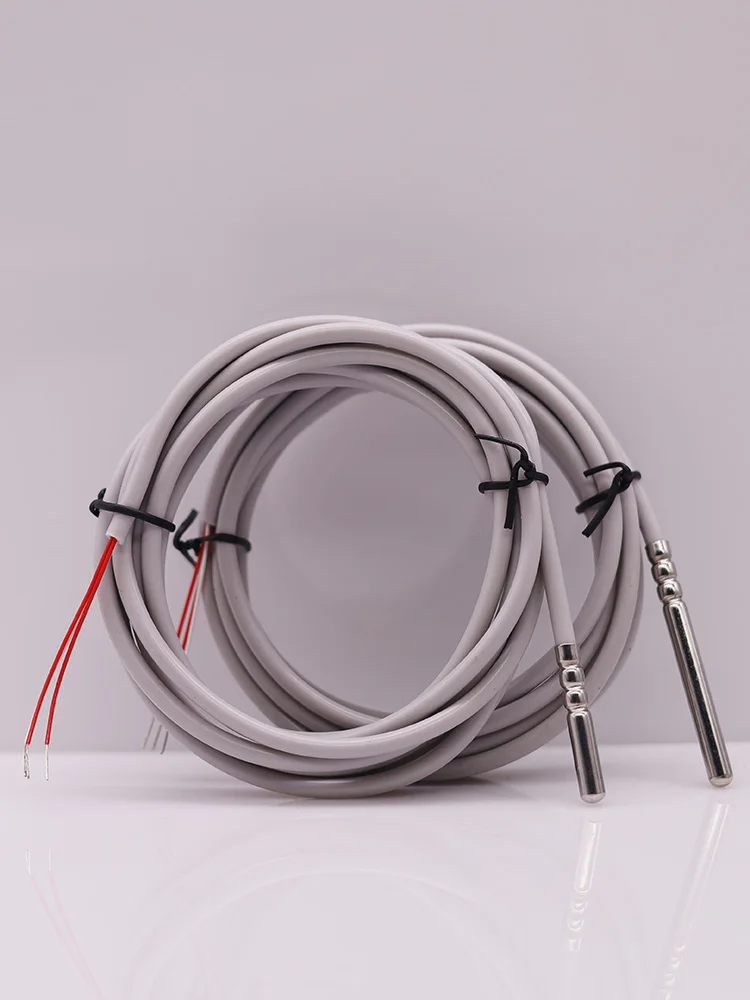 -50 ~ 200'C PT500 capteur de température sonde étanche résistance thermique à haute température avec câble en silicone