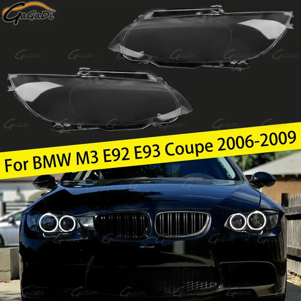 

Car headlight lampshade for BMW M3 E92 E93 Coupe 2006-2009 coupe with a pair of free rubber strips