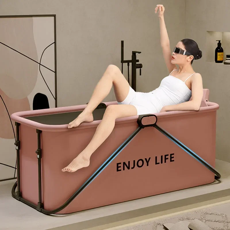 

Modern Portable Bathtub Waterproof Home Waterproof Bathtub Single Aesthetic Baignoire Pliante Bathroom Supplies Indoor Furniture