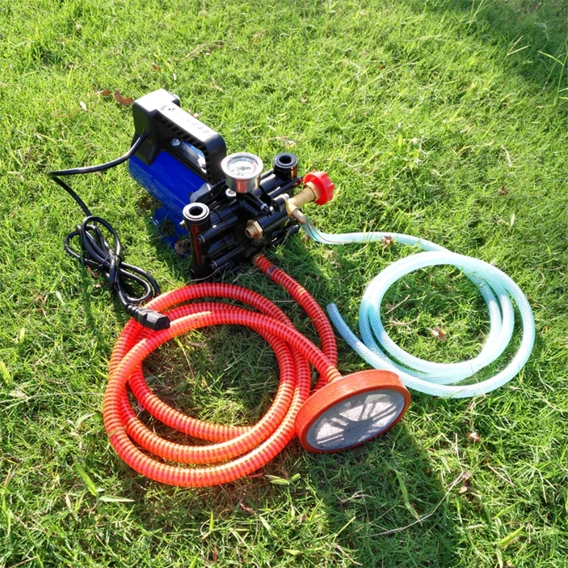 Double-cylinder plunger pump sprayer, 12V high-pressure agricultural electric high-pressure sprayer, high-pressure cleaner