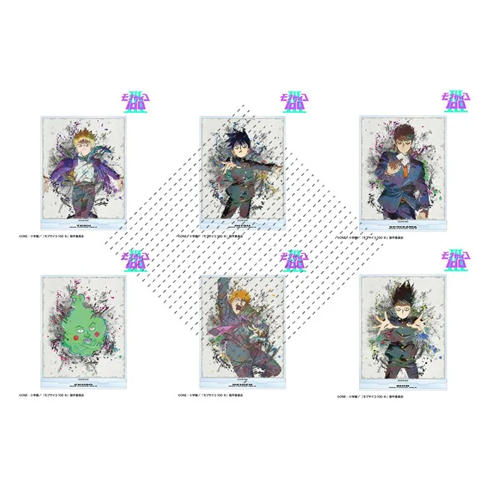 

Anime Mob Psycho 100 Reigen Arataka Kageyama Shigeo Dimple Mobu Saiko Hyaku Cosplay Decoration Acrylic Standing Sign Xmas Gift