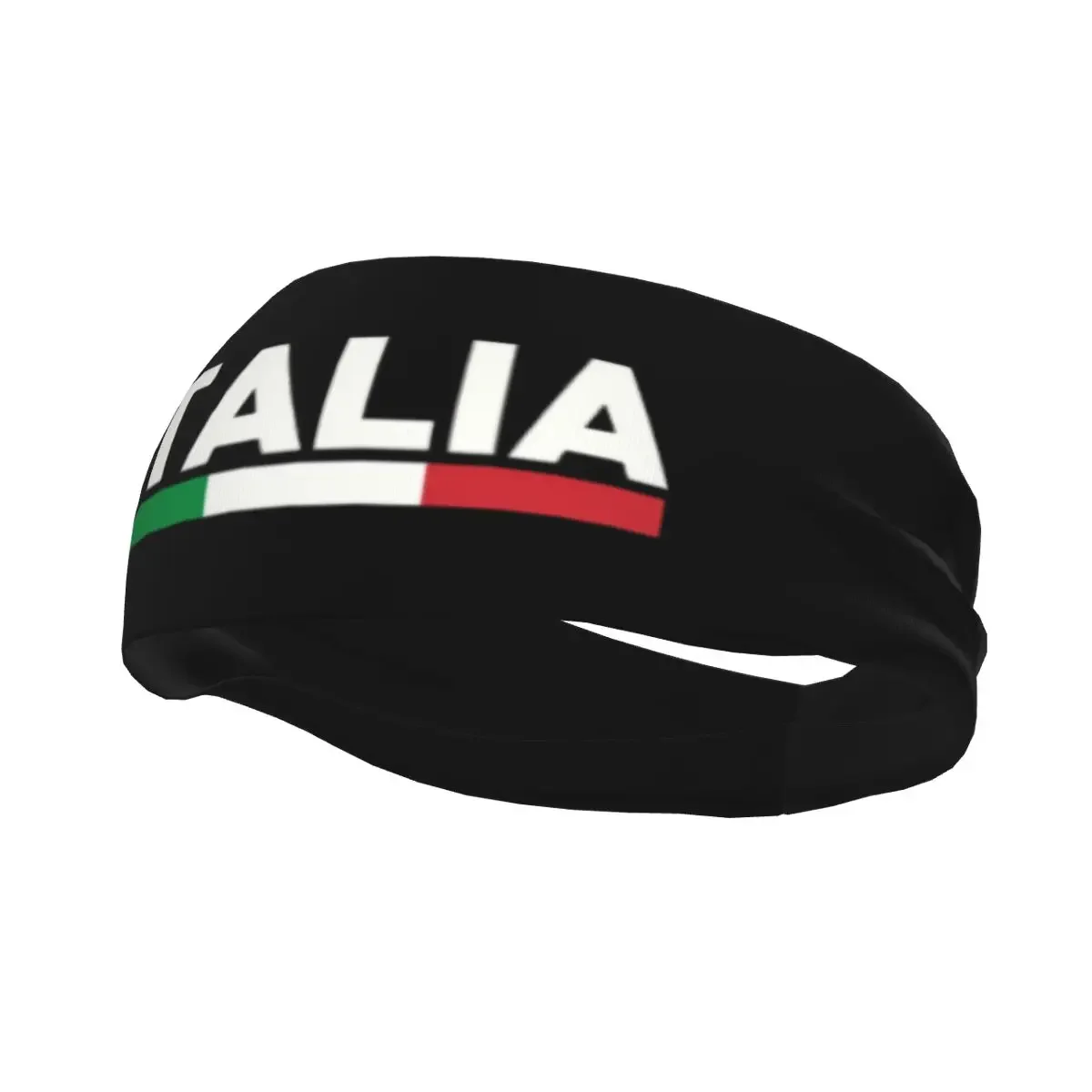 

Flag Of Italy Headband Women Men Non Slip Italian Patriotic Moisture Wicking Workout Sweatband for Basketball