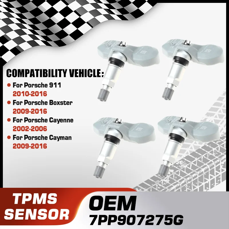 

Car Tire Pressure Sensor For Porsche 911 2010-2016 Porsche Boxster 2009-2016 Porsche Cayenne 2002-2006 Porsche Cayman 2009-2016