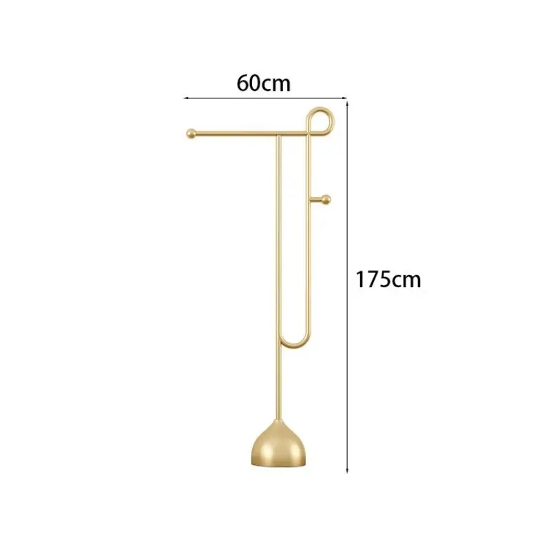 Przedpokój Wieszak na ubrania nowoczesny Narożny stojak na torby luksusowy metalowy wieszak na spodnie sypialnia Podłogowy wieszak na ubrania Meble
