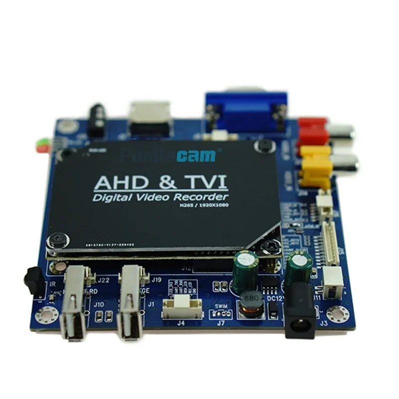 AHD 1CH 1080P support HDMI VGA CVBS output port video recording motherboard CVBS AHD TVI access D1 720P 1080P NEW DVR Board