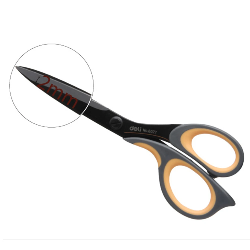 Ciseaux AntiadhÉSifs Anti-Rouille, Envelope D'art De Bureau, Couteau Utilitaire Pour Emballages, Coupe-Boîte, Coupe Papier Arti
