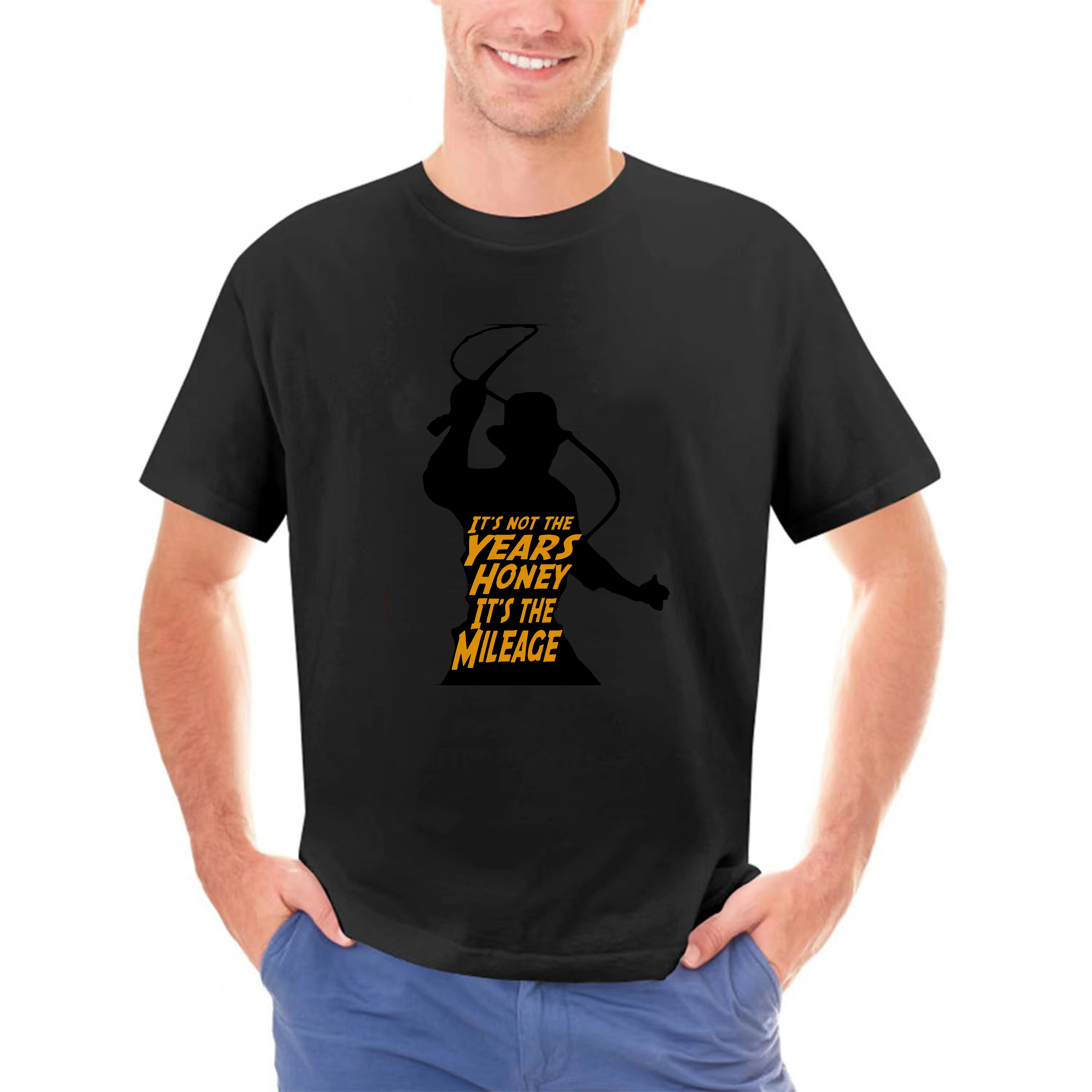 Fashion Cool Men T shirt Women Funny tshirt Indiana Jones  It Customized Printed T-Shirt