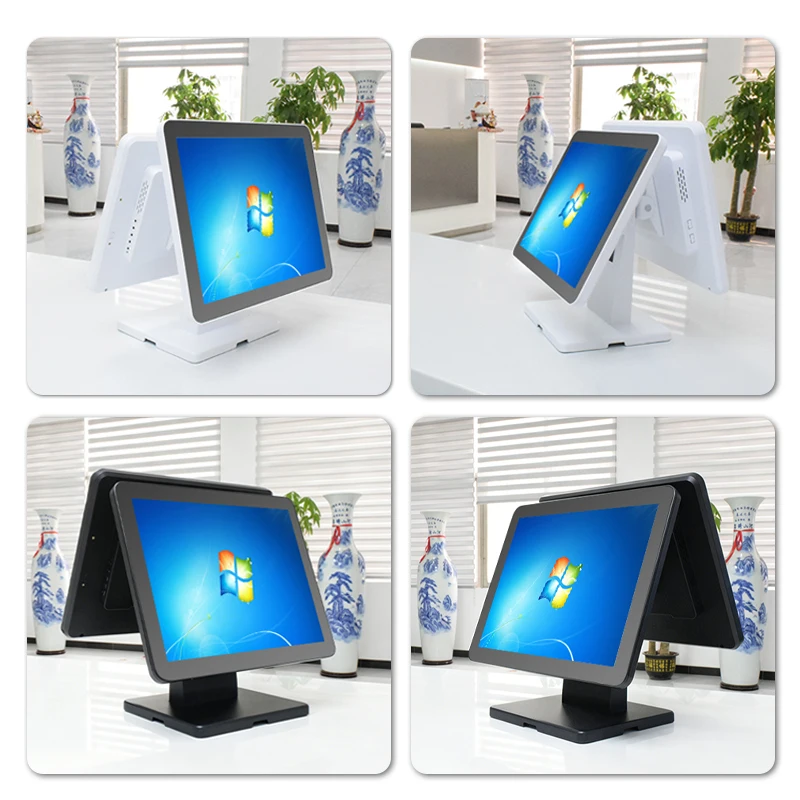 2026 New Hot 15-Inch Android Touchscreen Dual-screen All-in-One Capacitive POS Touch Monitor for Restaurants Retail