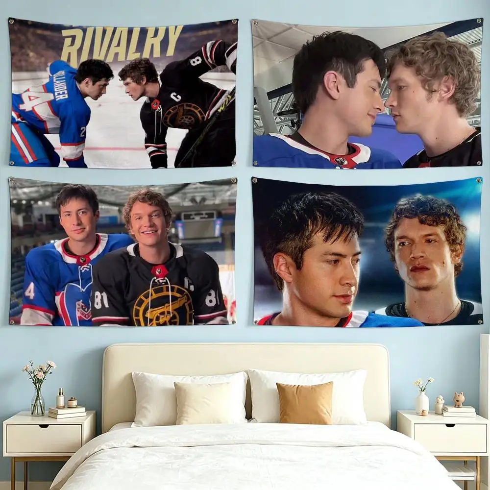 H-Heated Rivalry Popular  Flags for Bedrooms Home Decor Items Outdoor Decors Garage Decoration Flaga