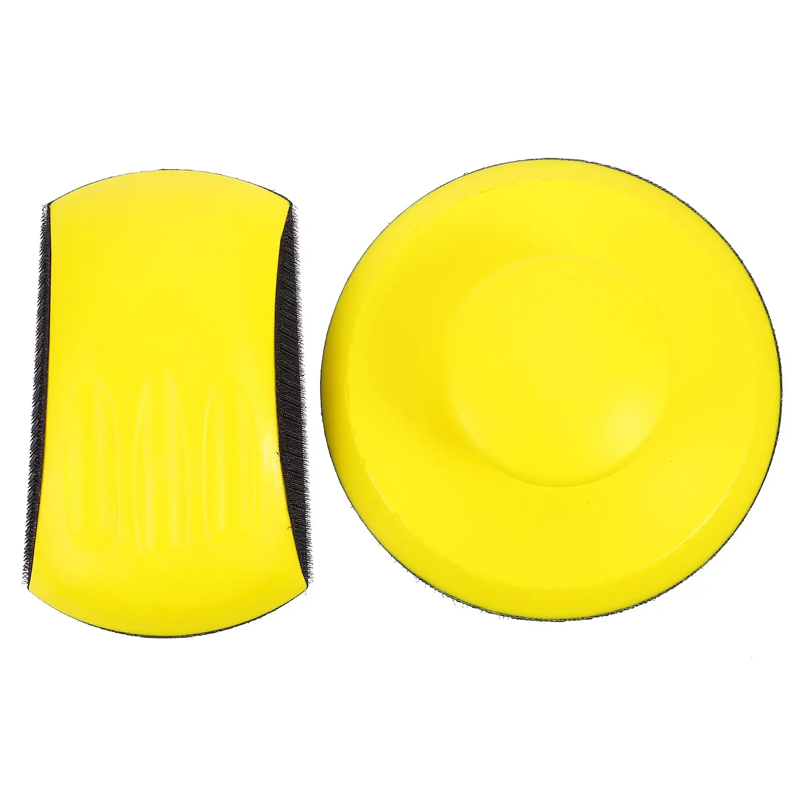 

2Pcs Manual Grinding Disc Yellow PU Foams for Furniture Restoration Car Scratch Repair Selfadhesive Strong