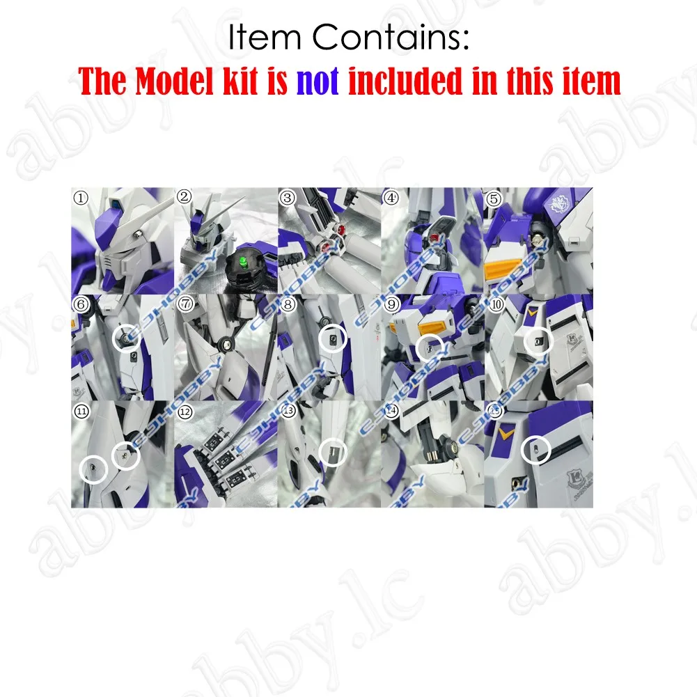 for MG 1/100 RX-93-v2 Hi-nu Hi V ver ka HWS Model CJ Hobby Metal