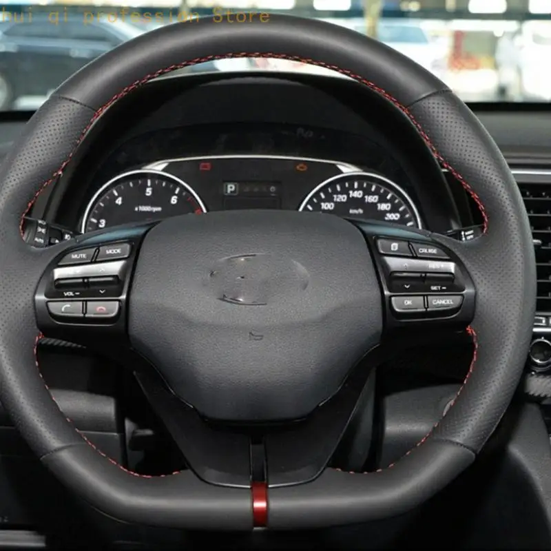 Steering Wheel Right Side Button Panel, Black ABS Control Assembly for Interior Repair Work, 96720J9110TMT H8WE