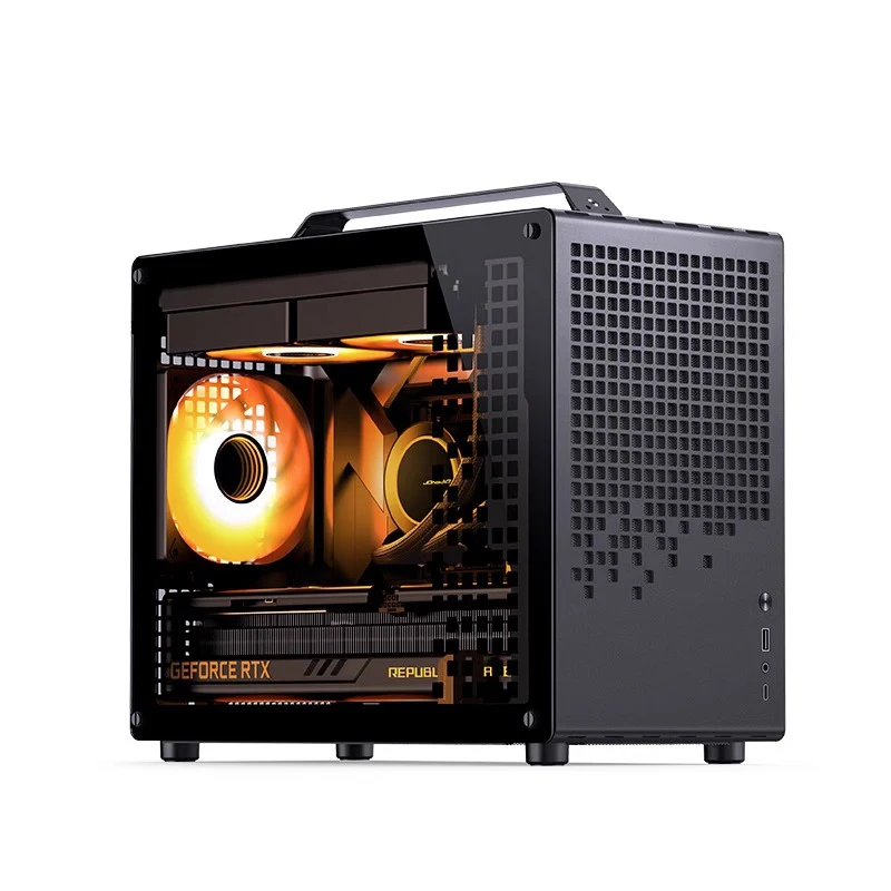 Z20 컴퓨터 케이스, Mini-ITX, M-ATX 마더보드와 호환, 240 수냉식 긴 그래픽 카드, 대용량 전원 공급 장치