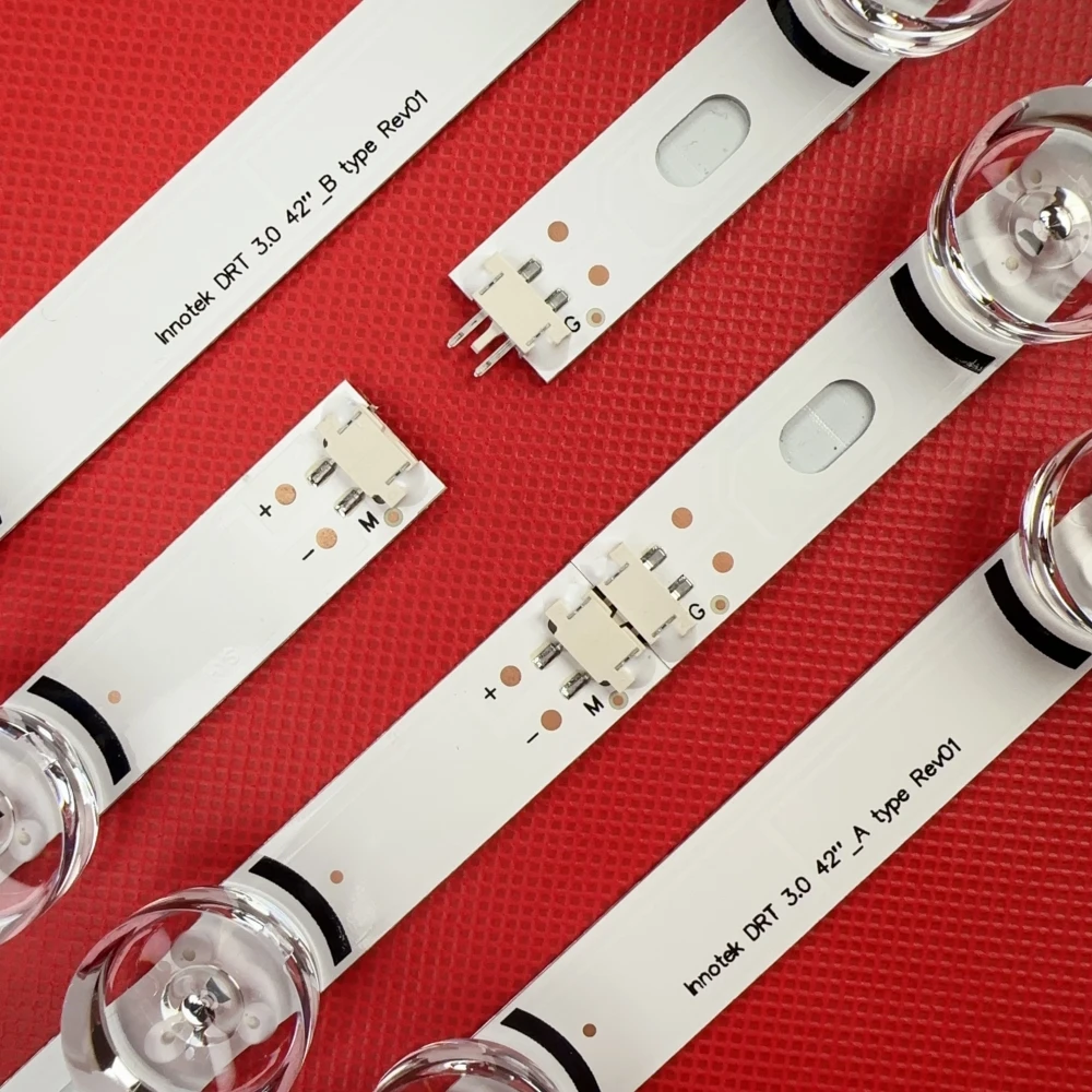 100%NEW LED Strips for  42LB5800 42LB5700 42LF5610 42LF580V LC420DUE FG panel DRT 3.0 42 A/B type 6916L-1709B 6916L-1710B