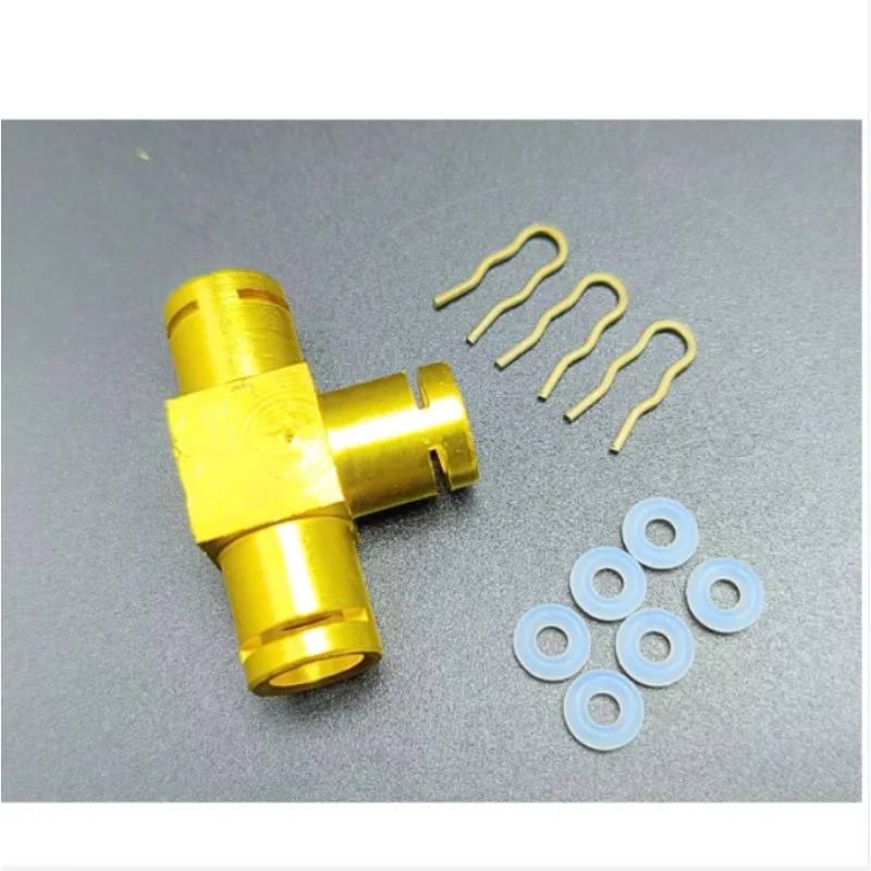 Suitable for Coffee Machine Accessories Solenoid Valve Copper Connector G1/8 1-point Spring Tee Combination Interface
