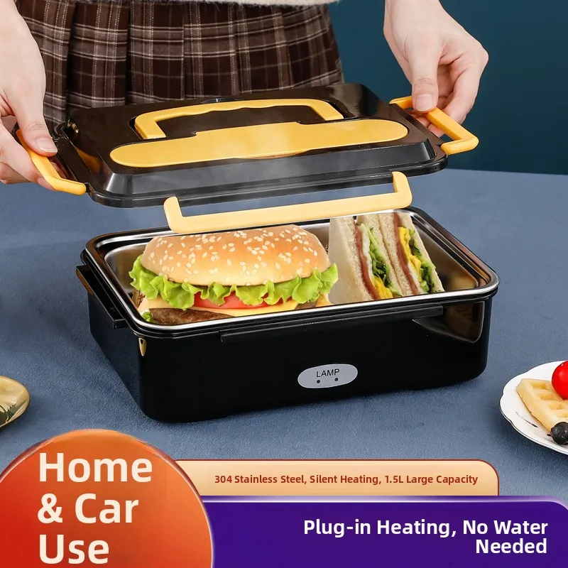 

5л нагревательный ящик для риса, многофункциональный бытовой автомобильный 2 В 24 В, подогреватель еды из нержавеющей стали, портативный ланч-бокс