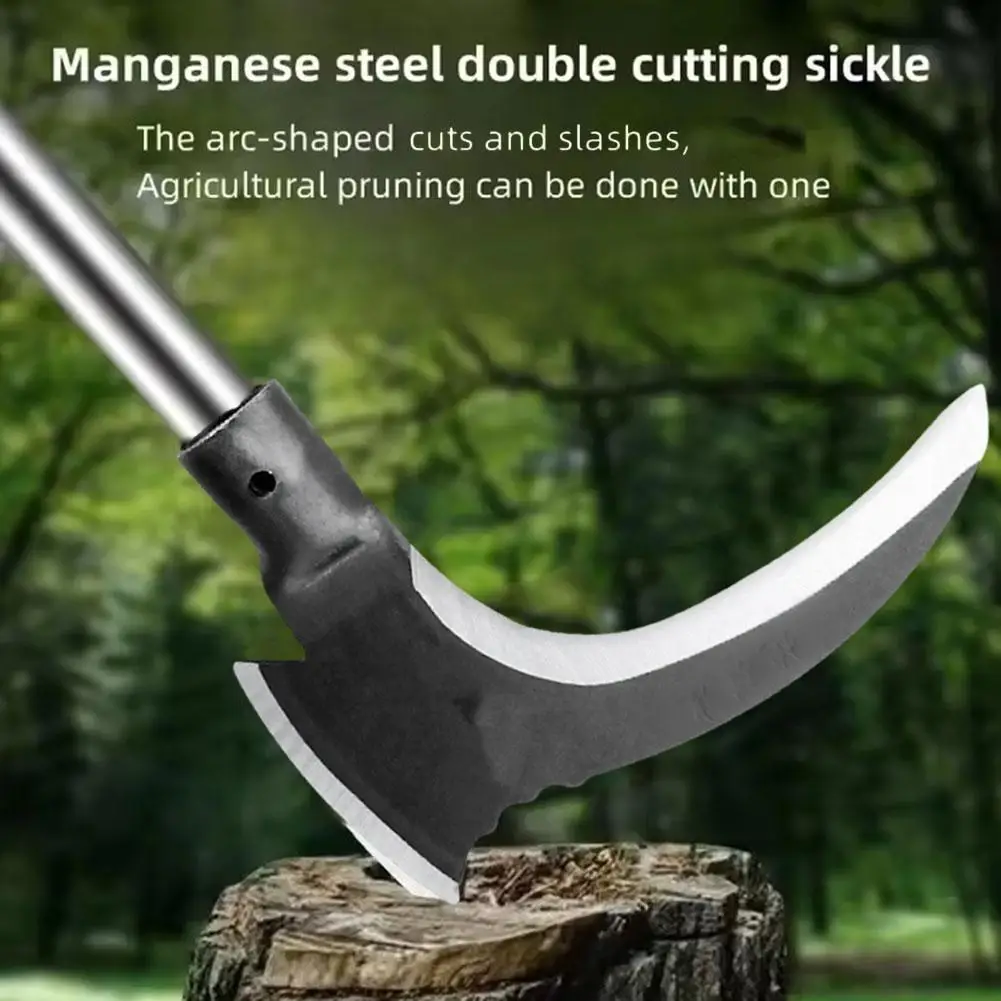 

Сельскохозяйственный серп из марганцевой стали для кошения травы, рубки дров, ручной инструмент для наружных работ, для стрижки травы и садоводства
