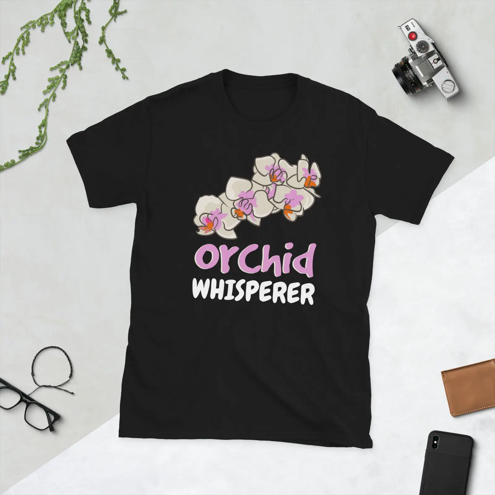 Orchid Whisperer Florist Flower Orchids Grower Gardening T Shirt