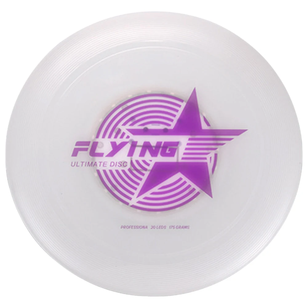 LED Flying Disc 20LED Ultimate Flying Saucer Type C Charging Professional Ultimate Flying Disc for Competitions Team Outdoor Toy