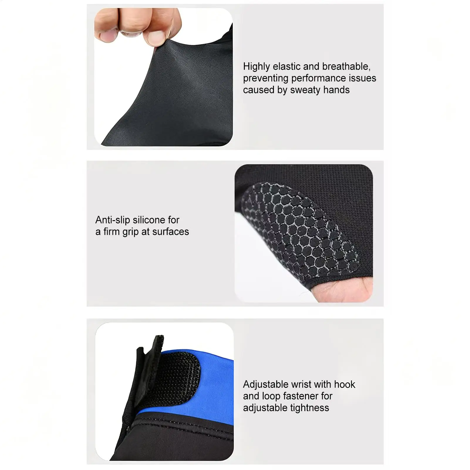 

Pool Glove Left Hand 3-Finger Anti-Slip Sports Accessories Lightweight Pool Glove For Women For Adults Men Beginner Hall