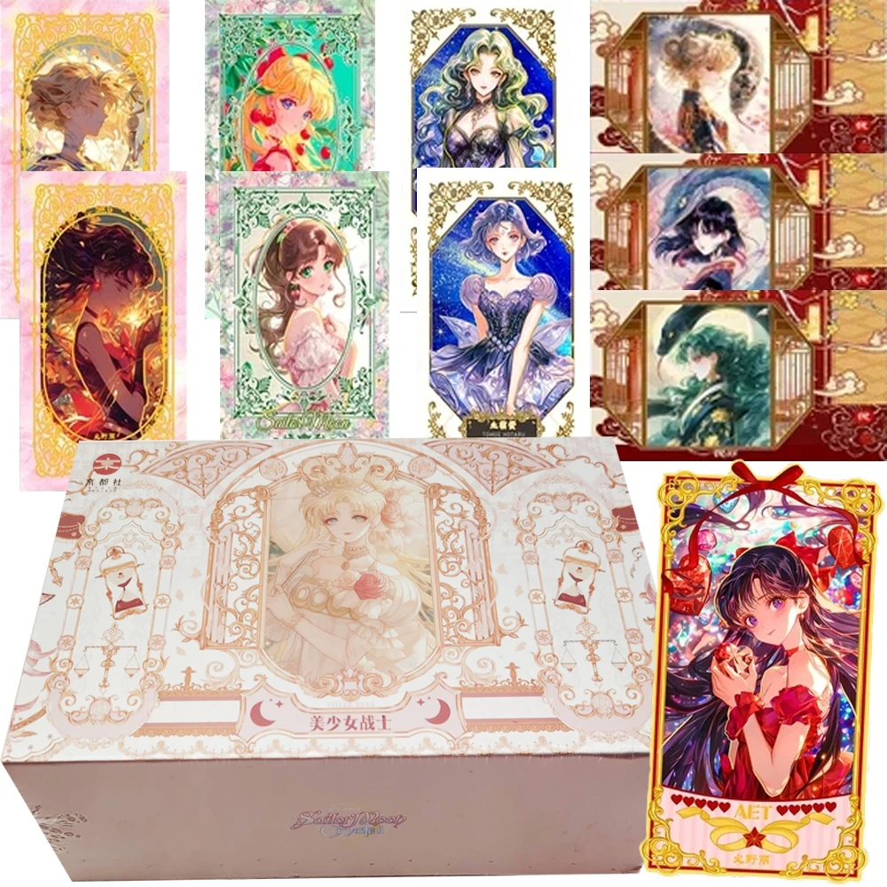 

Wholesale Japanese Anime Sailor Moon Character Collection Cards Exquisite Visual Art Creative Paper Carving Color Cards Fun Gift
