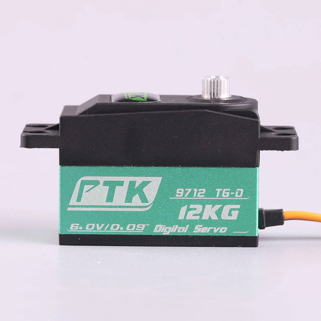 PTK 9712TG-D 12kg Metal Gear Standard Short Body Low Profile Digital Servo RC Car Drift 1:10 1:12 Fix-wing Robot