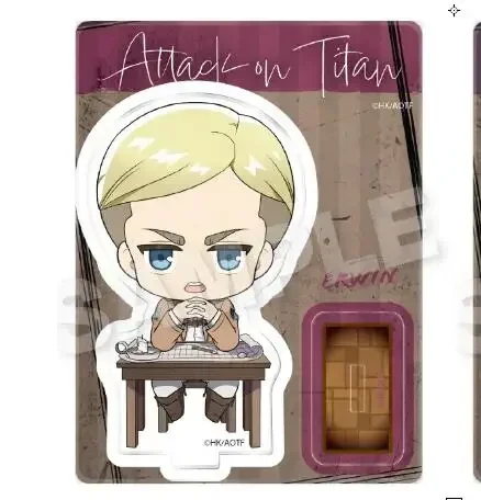 Anime Hanji Zoe Erwin Smith Levi Acryl Stand Pop Eren Yeager Game Mini Figuur Model Plaat Cosplay Speelgoed Cadeau