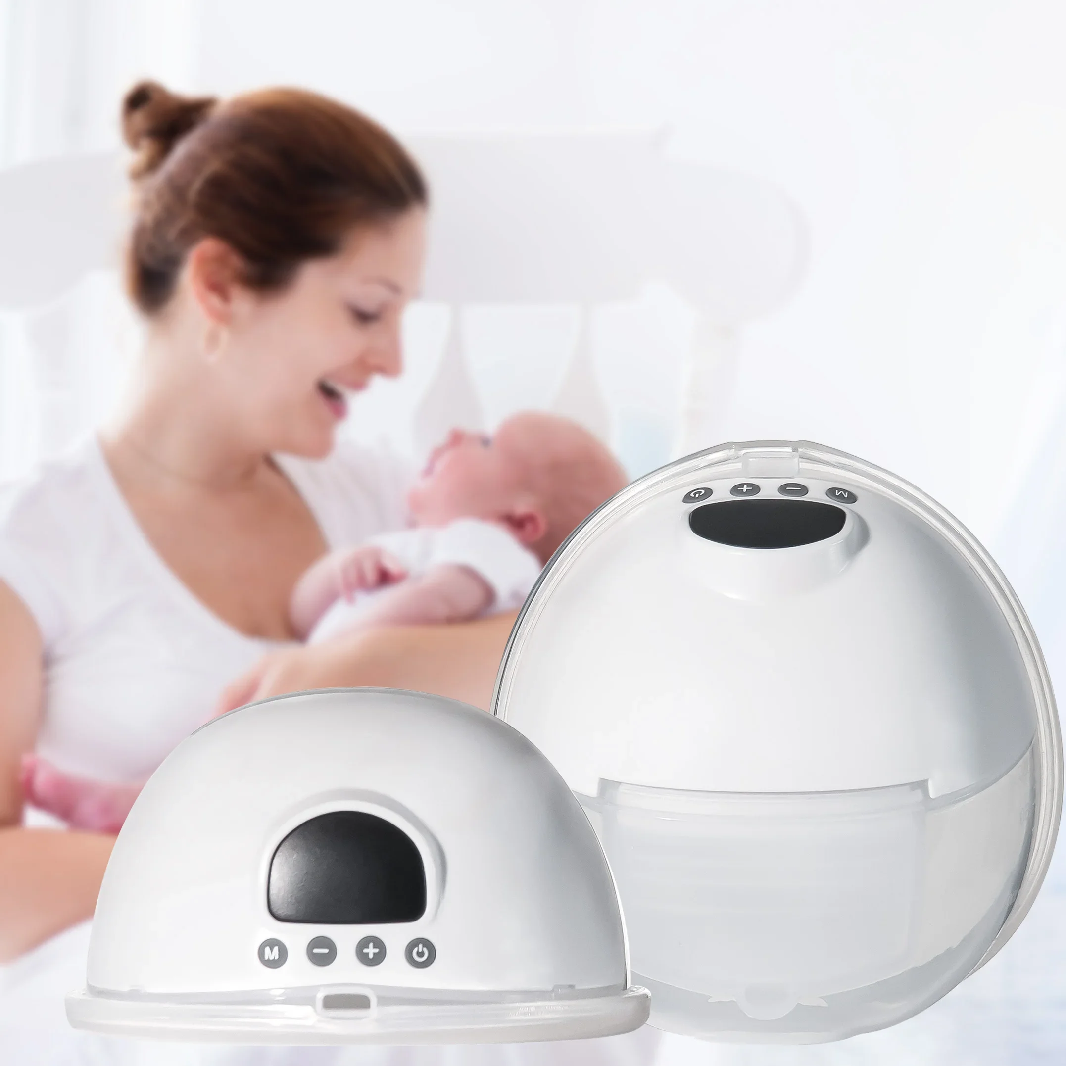 

electrisch pulls electric milk hood baby puller extractor breastspump hands free wearable double breasts