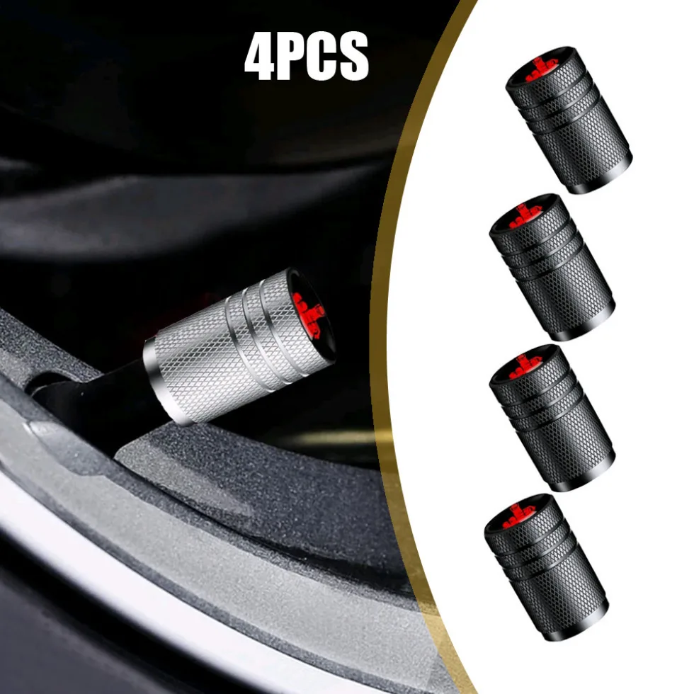 

4pcs Car Tire Valve Caps Universal Auto Tyre Air Valve Stem Caps Dust Cover Car Wheel Valve Cover Car Styling Accessories