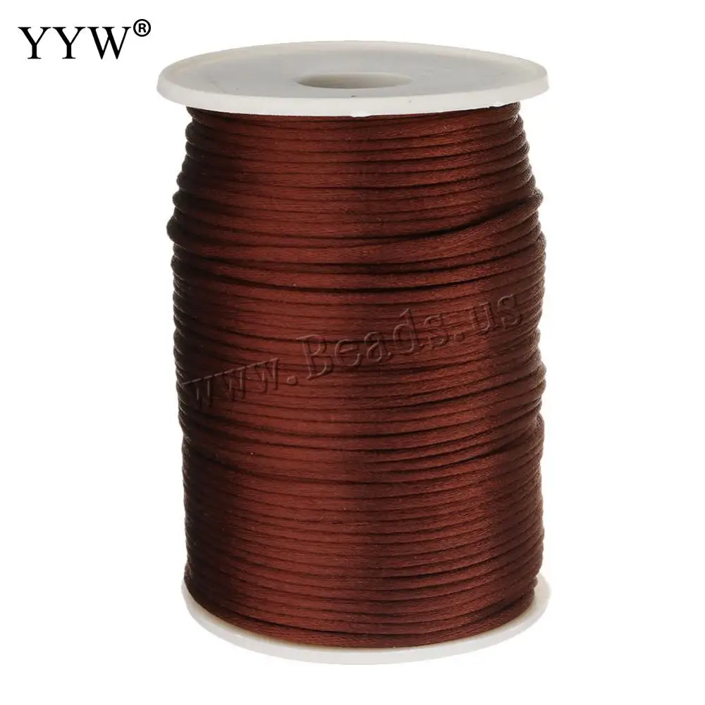 23 pçs por atacado 2mm forte trançado macrame cetim de seda corda de cabo de náilon diy fazendo descobertas linha de corda fio de linha diy